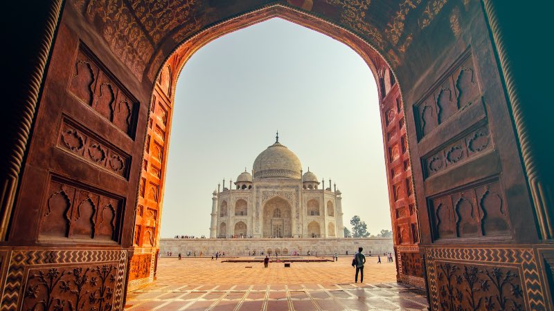 Agra the Taj Mahal