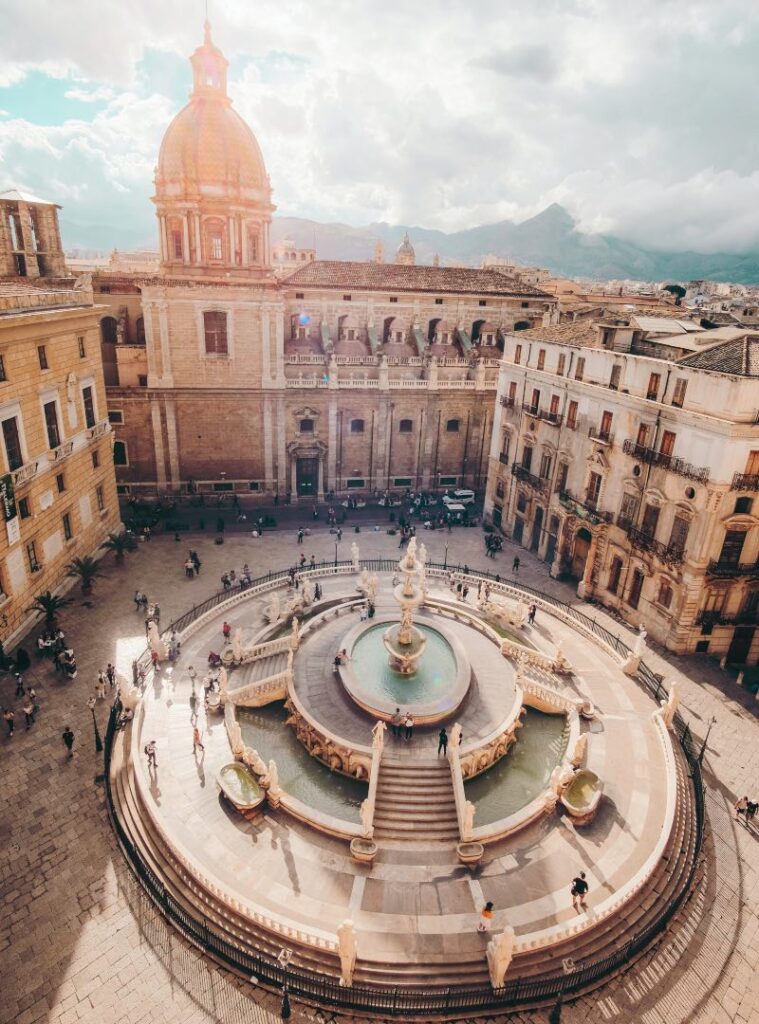 Palermo city and it's squares
